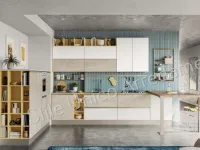 Cucina bianca moderna ad angolo Margot Colombini casa in Offerta Outlet