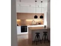 Cucina ad angolo in Oak bianco, prezzo scontato!