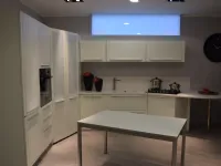 Cucina bianca moderna ad angolo Quadra Dibiesse