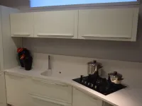 Cucina bianca moderna ad angolo Quadra Dibiesse