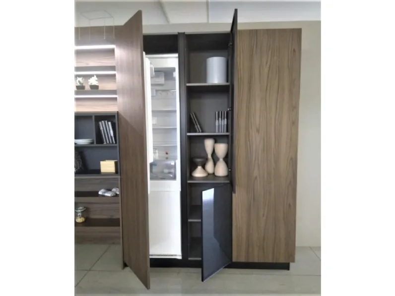 Cucina bianca moderna ad angolo Style Doimo cucine in Offerta Outlet