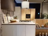 Cucina bianca moderna ad isola Cv 610 infinity Prezioso in Offerta Outlet