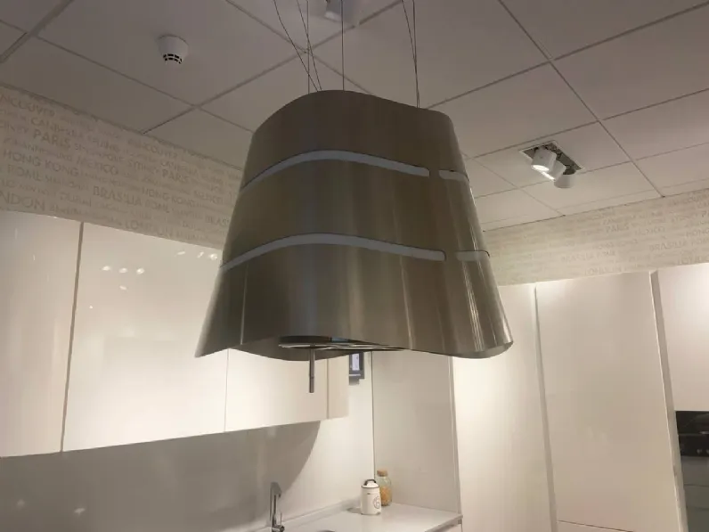 Cucina con penisola moderna bianca Ar-due Avena a soli 13400€
