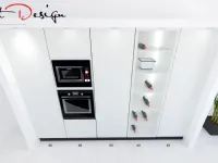 Cucina con isola moderna bianca Astra Line  a soli 8600