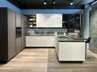 Cucina River moderna bianca La casa moderna con penisola scontata 58%