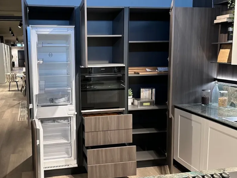 Cucina River moderna bianca La casa moderna con penisola scontata 58%