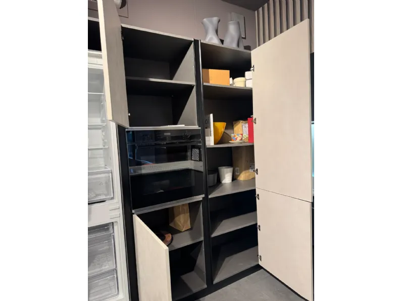 Cucina bianca moderna con penisola Aran Mia a soli 10700 Euro