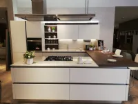 Cucina Oyster pro con penisola Veneta cucine con un ribasso imperdibile