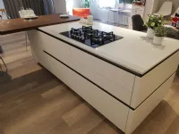 Cucina Oyster pro con penisola Veneta cucine con un ribasso imperdibile