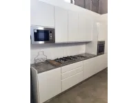 Cucina Aria moderna bianca Evo cucine lineare scontata 53%