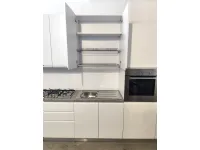 Cucina Aria moderna bianca Evo cucine lineare scontata 53%