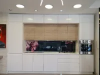 Cucina bianca moderna lineare Artigianale Cucina kattyy 360 cm promo bilancia a soli 3800 Euro