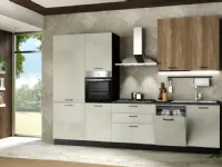 Cucina bianca moderna lineare Cucina lineare mobilturi new 345 Artigianale in offerta