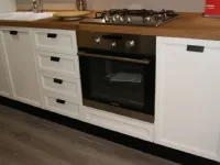 Cucina bianca moderna lineare Atelier Scavolini