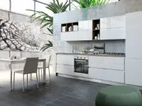 Cucina lineare in laccato lucido a prezzo ribassato 30%