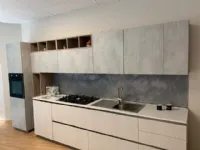 Cucina bianca moderna lineare Dbexpo Dibiesse in Offerta Outlet