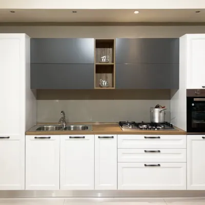 Cucina bianca moderna lineare Futura Artec a soli 5800