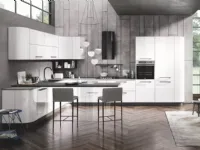Cucina bianca moderna lineare Gaia& oceano Mobilturi cucine in offerta