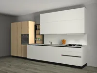 Cucina bianca moderna lineare Infinity Stosa a soli 7670