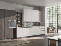 Cucina bianca moderna lineare Infinity Stosa a soli 7670