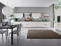 Cucina lineare in laminato opaco a prezzo ribassato 40%