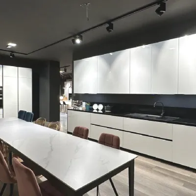 Cucina a prezzo scontato lineare moderna Tag lucida La casa moderna