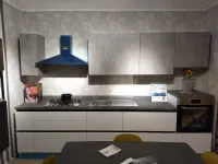 Cucina bianca moderna lineare Lungomare Artec