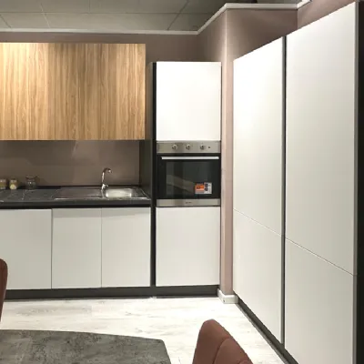 Cucina bianca moderna lineare Net cucine Sandy  a soli 3300 Euro