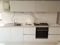 Cucina bianca moderna lineare Dibiesse Play time gola a soli 5500 Euro