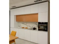 Cucina bianca moderna lineare Time maniglia step Gentili group a soli 8500 Euro