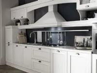 Cucina bianca provenzale ad isola Luisiana Spagnol cucine in offerta