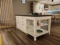 Cucina con isola in legno a prezzo scontato 61%