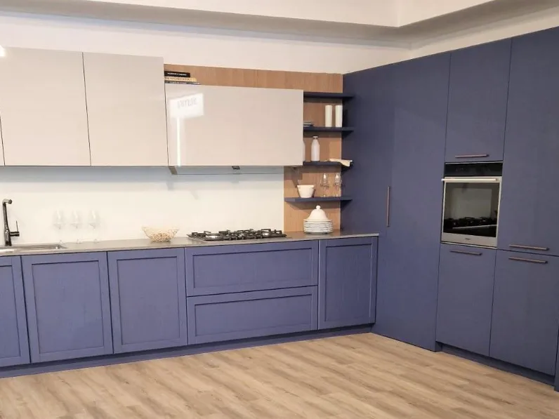 Cucina a PREZZI OUTLET in legno Aurora 1947 -41%