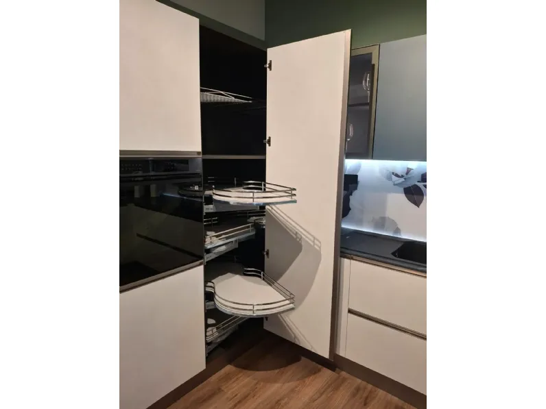 Cucina a PREZZI OUTLET in laminato materico Febal -50%