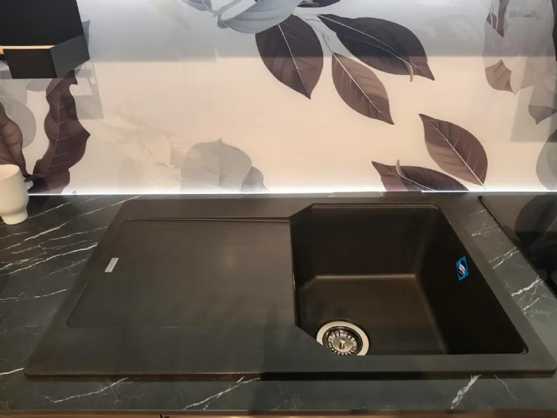 Cucina a PREZZI OUTLET in laminato materico Febal -50%