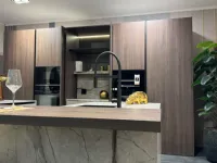Cucina Bluna con isola Binova con uno sconto imperdibile