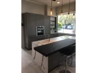 Cucina antracite moderna con isola Scavolini Carattere a soli 13104 Euro