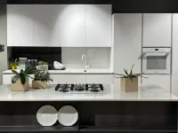 Cucina bianca moderna con isola La casa moderna Carol a soli 8400 Euro