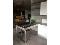 Cucina grigio moderna con penisola Ariel Cesar a soli 3900