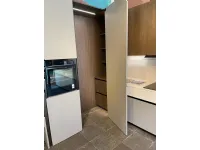 Cucina Cesar moderna ad angolo tortora in laminato opaco Maxima 2.2