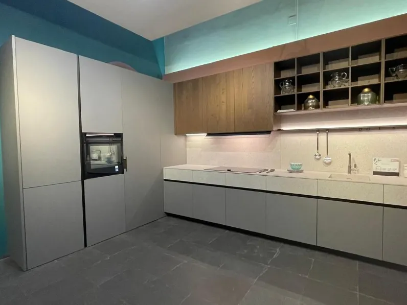 Cucina tortora moderna ad angolo Cesar Maxima 2.2 a soli 10500 Euro