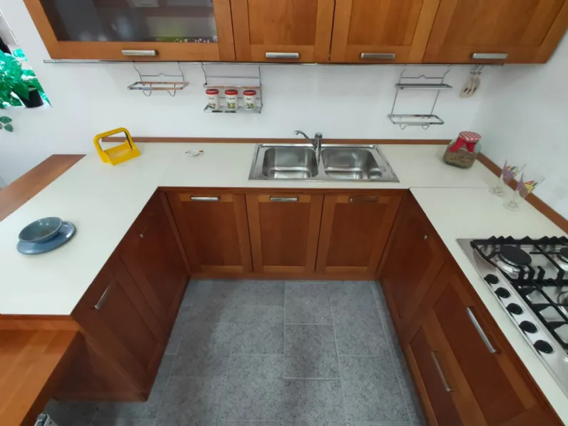 Cucina classica ad angolo Crono7 Artigianale a prezzo scontato