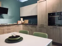 Cucina City-aliant moderna rovere chiaro ad angolo Stosa cucine