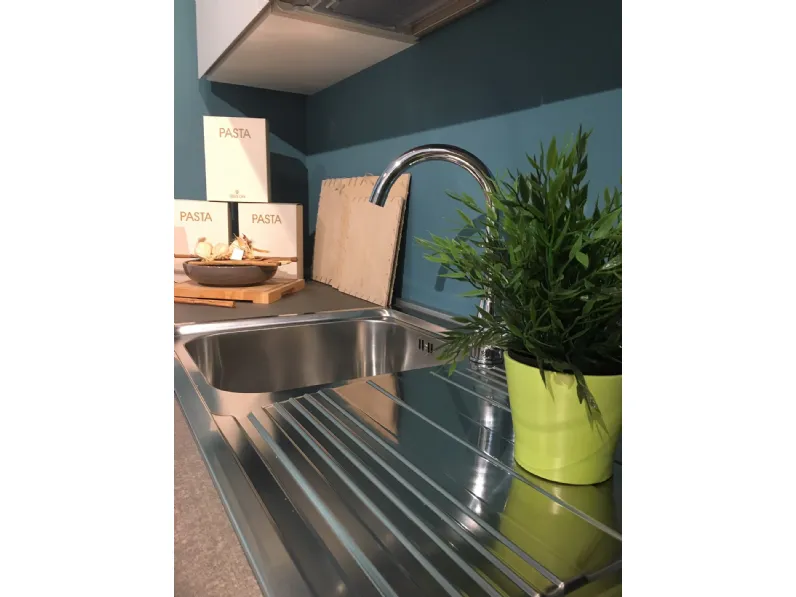 Cucina City-aliant moderna rovere chiaro ad angolo Stosa cucine