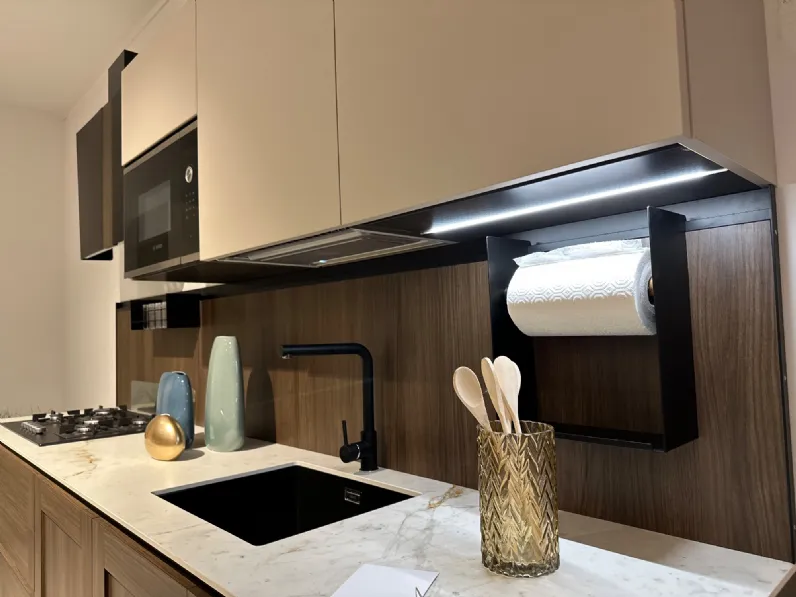 Cucina City moderna altri colori Stosa con penisola scontata 50%
