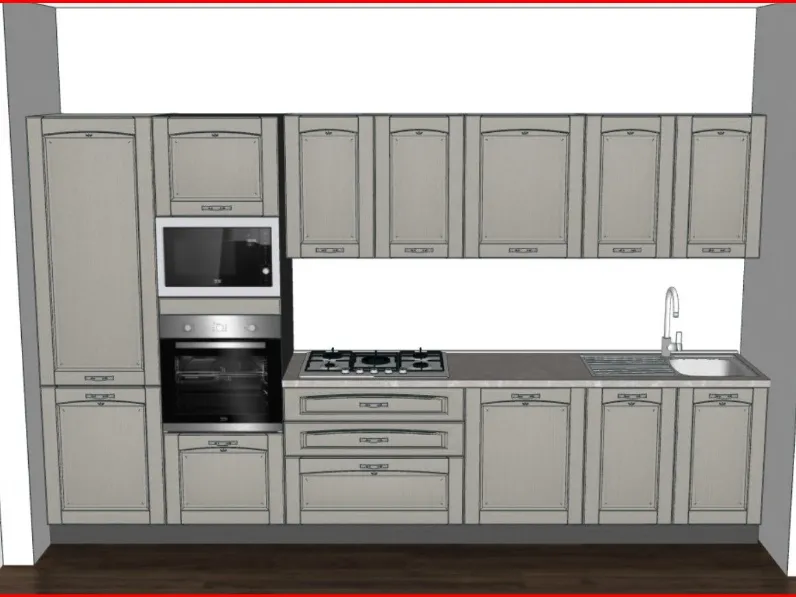 Cucina Net cucine Bea  ghisa OFFERTA OUTLET sconto 55% 