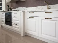 Cucina Mobilike Agnes Artigianale bianca classica a 8880.
