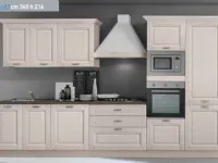 Cucina classica bianca Net cucine lineare Bea in offerta