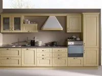Cucina lineare in laminato materico altri colori Bea 390 a prezzo ribassato