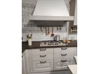 Cucina classica magnolia Evo cucine ad angolo Telma scontata